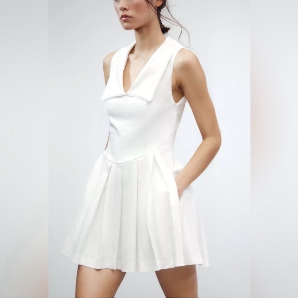 Zara White Mini Dress